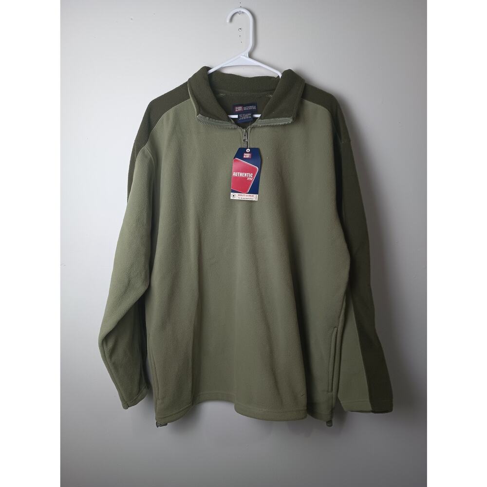 Vintage Faded Glory NWT Fleece Half Zip Sweatshirt Men's‎ L Pullover Gift 90s